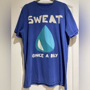 lululemon athletica Blue Graphic Tee